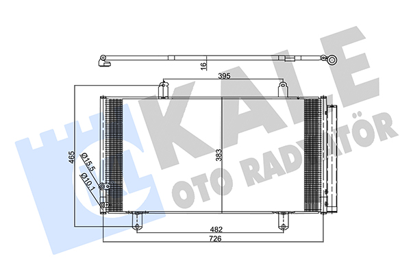 Конденсатор, кондиционер   357365   KALE OTO RADYATÖR