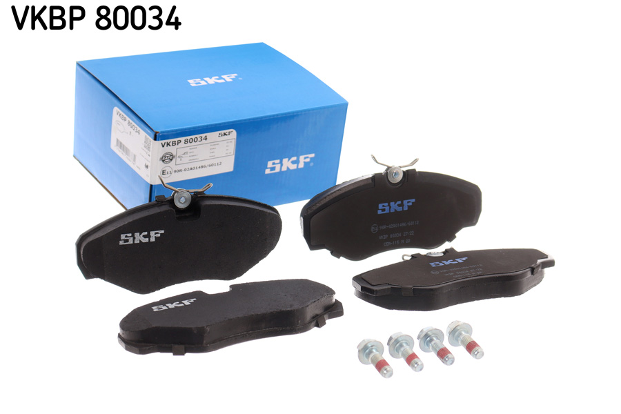 Комплект гальмівних накладок, дискове гальмо   VKBP 80034   SKF