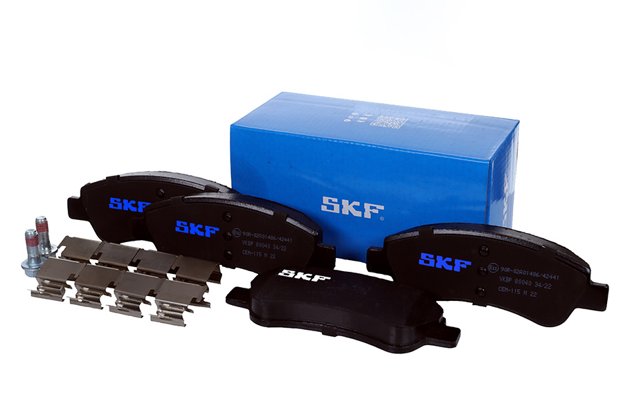 Комплект гальмівних накладок, дискове гальмо   VKBP 80040   SKF