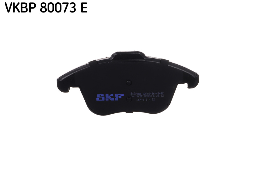 Комплект тормозных колодок, дисковый тормоз   VKBP 80073 E   SKF