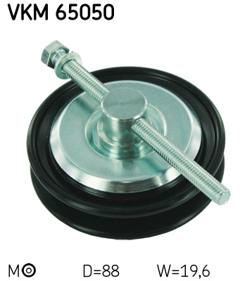 Натяжной ролик, клиновой ремень   VKM 65050   SKF