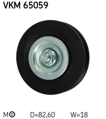 Натяжний ролик, клиновий ремінь   VKM 65059   SKF
