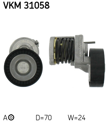 Натяжной ролик, поликлиновой ремень   VKM 31058   SKF