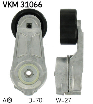 Натяжной ролик, поликлиновой ремень   VKM 31066   SKF