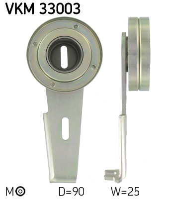 Натяжной ролик, поликлиновой ремень   VKM 33003   SKF