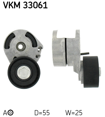 Натяжной ролик, поликлиновой ремень   VKM 33061   SKF