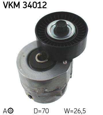 Натяжной ролик, поликлиновой ремень   VKM 34012   SKF