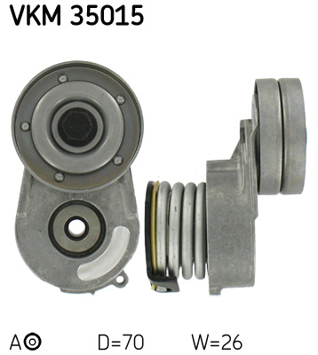 Натяжной ролик, поликлиновой ремень   VKM 35015   SKF