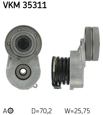 Натяжной ролик, поликлиновой ремень   VKM 35311   SKF