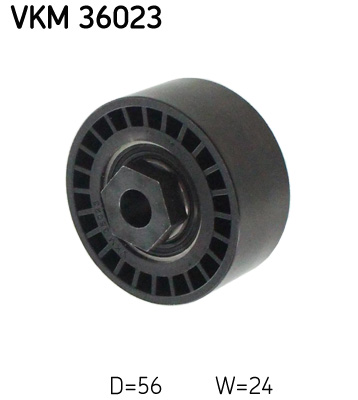 Натяжной ролик, поликлиновой ремень   VKM 36023   SKF