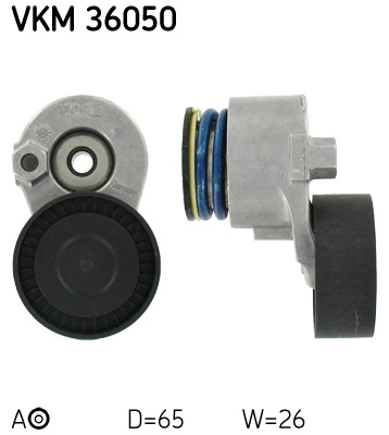 Натяжной ролик, поликлиновой ремень   VKM 36050   SKF