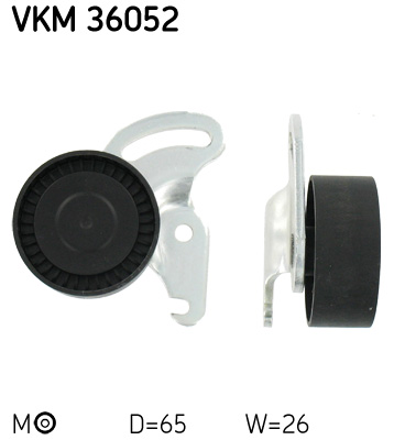 Натяжной ролик, поликлиновой ремень   VKM 36052   SKF