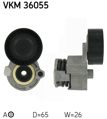 Натяжной ролик, поликлиновой ремень   VKM 36055   SKF