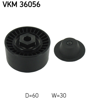 Натяжний ролик, поліклиновий ремінь   VKM 36056   SKF