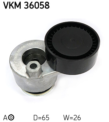 Натяжний ролик, поліклиновий ремінь   VKM 36058   SKF