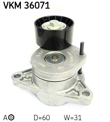 Натяжной ролик, поликлиновой ремень   VKM 36071   SKF