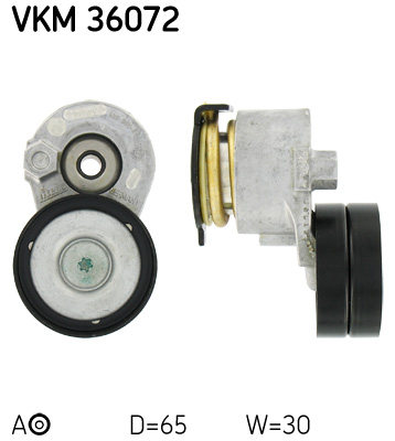 Натяжной ролик, поликлиновой ремень   VKM 36072   SKF