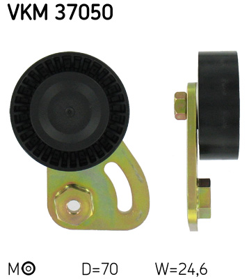 Натяжной ролик, поликлиновой ремень   VKM 37050   SKF