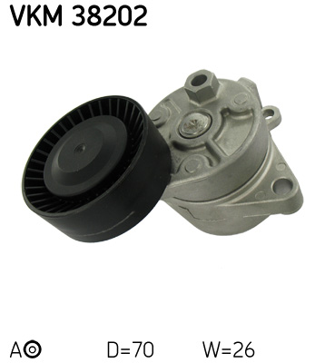Натяжной ролик, поликлиновой ремень   VKM 38202   SKF