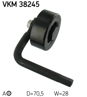 Натяжной ролик, поликлиновой ремень   VKM 38245   SKF