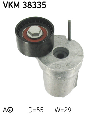 Натяжний ролик, поліклиновий ремінь   VKM 38335   SKF