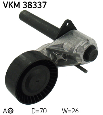 Натяжний ролик, поліклиновий ремінь   VKM 38337   SKF