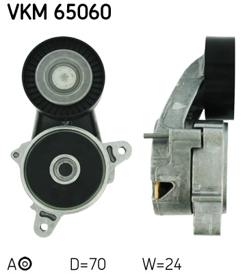 Натяжний ролик, поліклиновий ремінь   VKM 65060   SKF