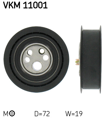 Натяжной ролик, ремень ГРМ   VKM 11001   SKF