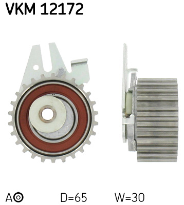 Натяжний ролик, зубчастий ремінь   VKM 12172   SKF