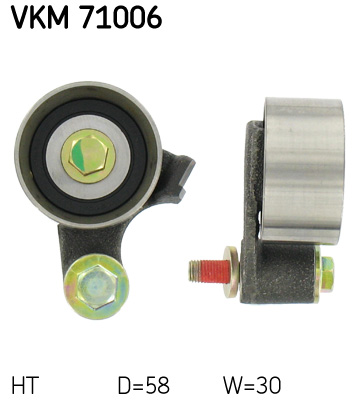 Натяжной ролик, ремень ГРМ   VKM 71006   SKF