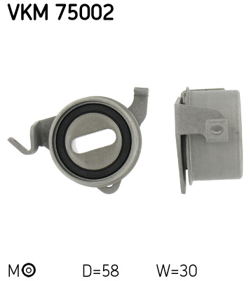 Натяжной ролик, ремень ГРМ   VKM 75002   SKF