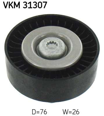 Відвідний/напрямний ролик, поліклиновий ремінь   VKM 31307   SKF