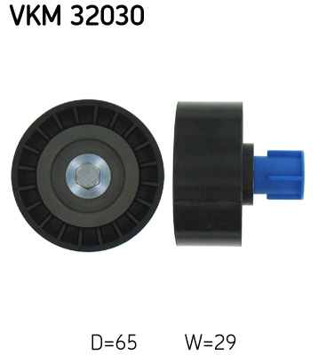 Паразитный / ведущий ролик, поликлиновой ремень   VKM 32030   SKF
