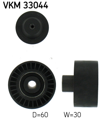 Паразитный / ведущий ролик, поликлиновой ремень   VKM 33044   SKF