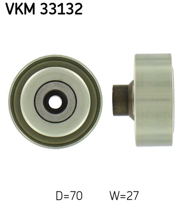 Паразитный / ведущий ролик, поликлиновой ремень   VKM 33132   SKF
