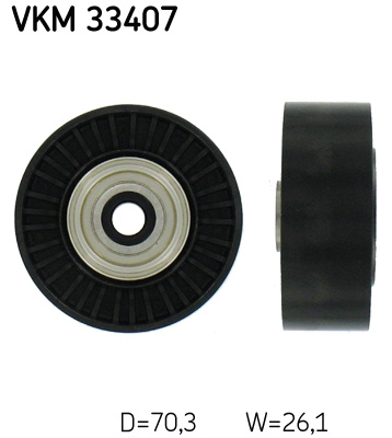 Паразитный / ведущий ролик, поликлиновой ремень   VKM 33407   SKF