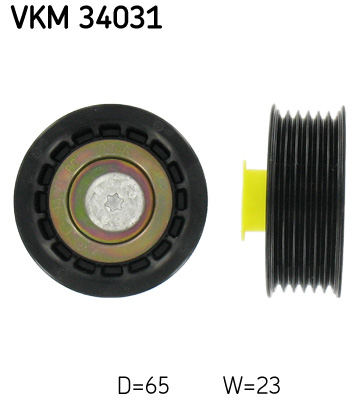 Паразитный / ведущий ролик, поликлиновой ремень   VKM 34031   SKF