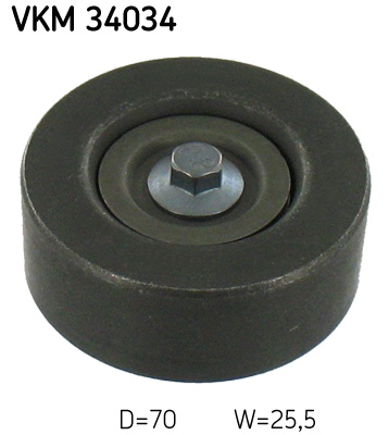 Відвідний/напрямний ролик, поліклиновий ремінь   VKM 34034   SKF