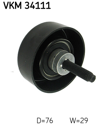 Паразитный / ведущий ролик, поликлиновой ремень   VKM 34111   SKF