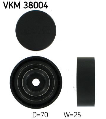 Паразитный / ведущий ролик, поликлиновой ремень   VKM 38004   SKF
