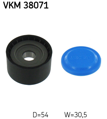 Паразитный / ведущий ролик, поликлиновой ремень   VKM 38071   SKF