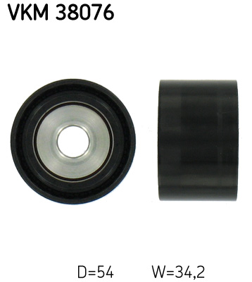 Паразитный / ведущий ролик, поликлиновой ремень   VKM 38076   SKF