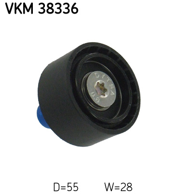 Відвідний/напрямний ролик, поліклиновий ремінь   VKM 38336   SKF