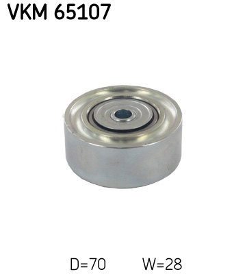 Відвідний/напрямний ролик, поліклиновий ремінь   VKM 65107   SKF