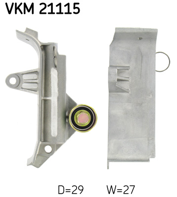Відвідний/напрямний ролик, зубчастий ремінь   VKM 21115   SKF