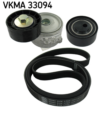 Поликлиновой ременный комплект   VKMA 33094   SKF