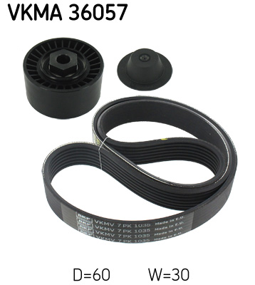 Поликлиновой ременный комплект   VKMA 36057   SKF