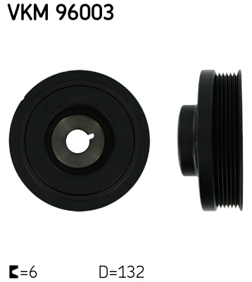 Ременный шкив, коленчатый вал   VKM 96003   SKF