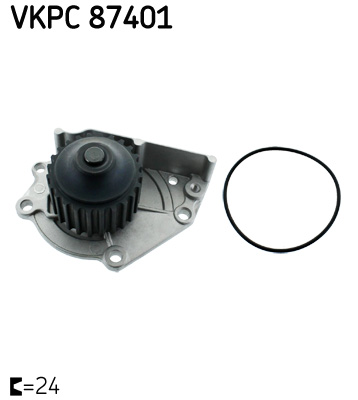 Насос охолоджувальної рідини, охолодження двигуна   VKPC 87401   SKF