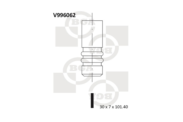 Випускний клапан   V996062   BGA